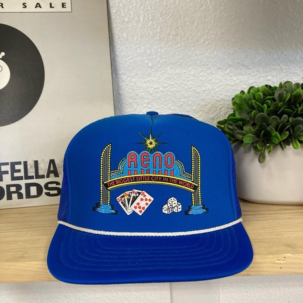 Vintage RENO Nevada Trucker SnapBack